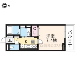 ブレヴィエ?【2階】の間取り