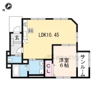 アベニール?【1階】の間取り