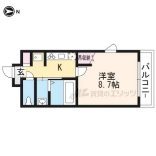 テッケルテスラ【2階】の間取り