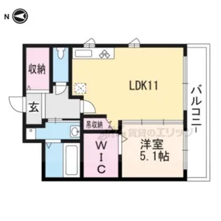 テッケルテスラ【4階】の間取り
