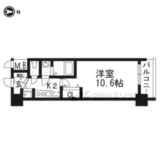 アール京都グレイス【2階】の間取り