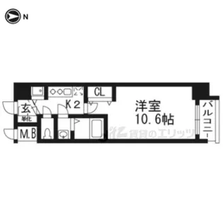 アール京都グレイス【2階】の間取り