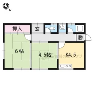 滋賀県大津市苗鹿1丁目【一戸建】の間取り