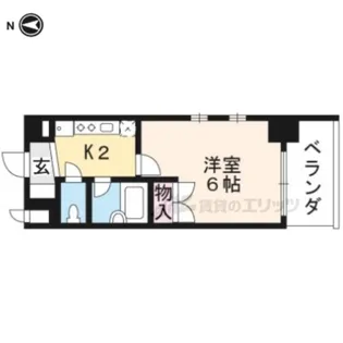 LA FONTE CAMPANA【2階】の間取り