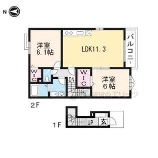 ミローズ・カーサ【2階】の間取り