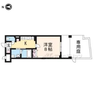ラガール【1階】の間取り