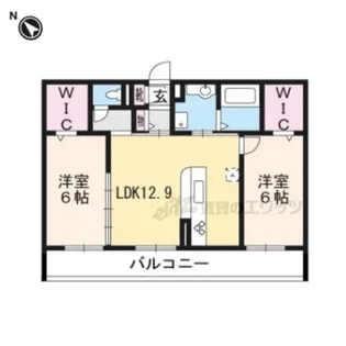 シルトクレーテA棟【202号室】の間取り