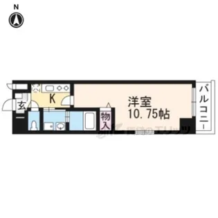 Prime三条小川【501号室】の間取り