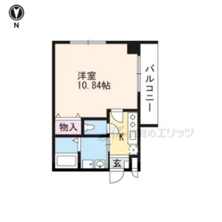 Prime三条小川【405号室】の間取り