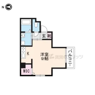 ウェルスアーリ天保【4階】の間取り