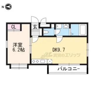 Residence西小路小米町【3階】の間取り