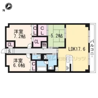京都六三館【3階】の間取り
