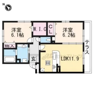 Espoir【1階】の間取り