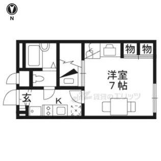 レオパレスレジェンド【205号室】の間取り
