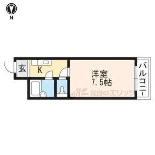 ヴェルデ六反田【205号室】の間取り