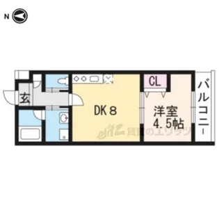リアン桂ウエスト【205号室】の間取り