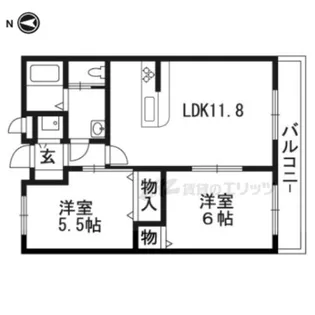 ソレイユ・ルヴァン【1階】の間取り