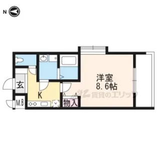 メゾン・エイムウエスト【2-A号室】の間取り