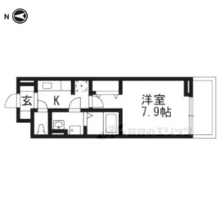 プログレス?番館【1階】の間取り