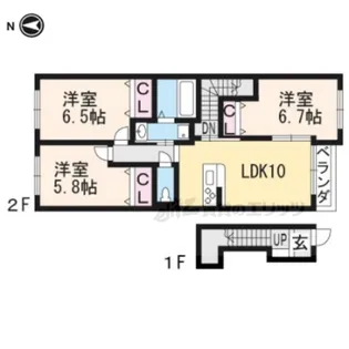 CONTRAIL【203号室】の間取り