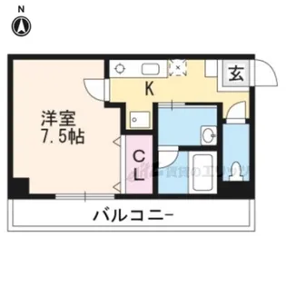 MON REVE【202号室】の間取り