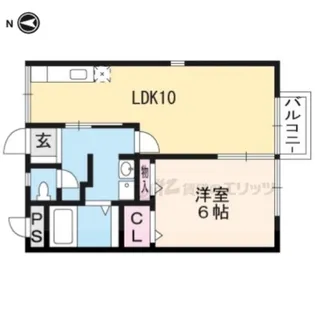 ハイツ吉田【1階】の間取り