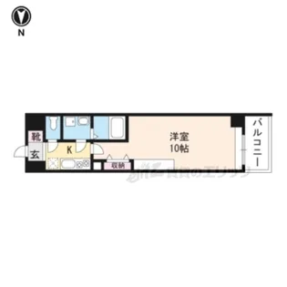 フレンドリーハウス匠石山【403号室】の間取り