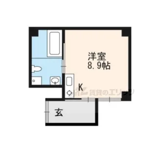 JURAKU-RO【204号室】の間取り