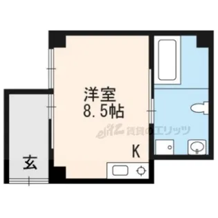 JURAKU-RO【203号室】の間取り