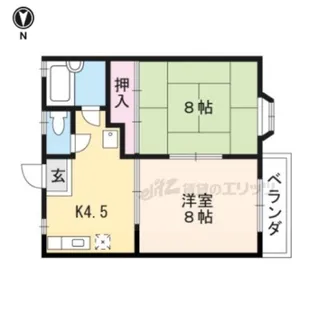 グリーンビューラー【103号室】の間取り