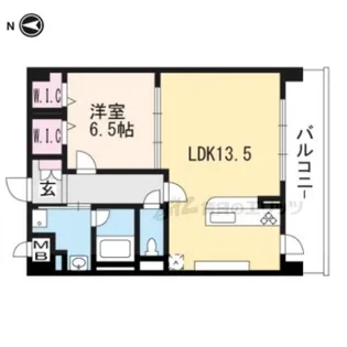 プルミエール朱雀【2階】の間取り