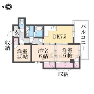 カルム32【307号室】の間取り