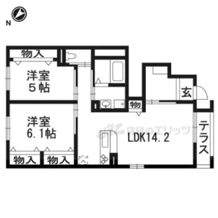 レゾン デートル【1階】の間取り