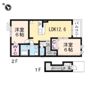 ルガルボニート?【2階】の間取り