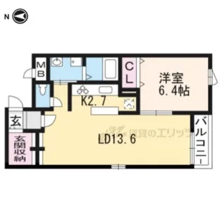 schone小町【1階】の間取り