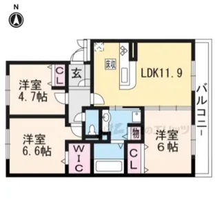 minion【2階】の間取り