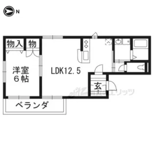 Pleasantville【1階】の間取り