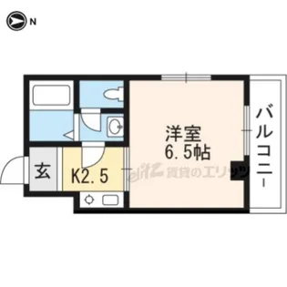 ヴィラ曽我部【302号室】の間取り
