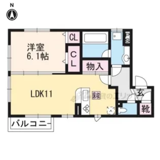 コーポ大敬?【B102号室】の間取り