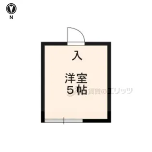 松ヶ崎かえで荘【003号室】の間取り