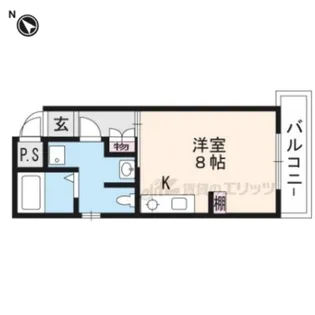 Quintet鞠小路【302号室】の間取り