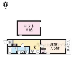 トレフルメゾン出町柳【203号室】の間取り