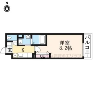 バンブー・ラン【2階】の間取り