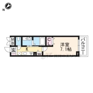 ブライトアイリス【3階】の間取り