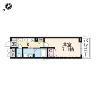 ブライトアイリス【5階】の間取り