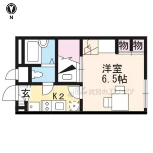 レオパレスアイリス【103号室】の間取り