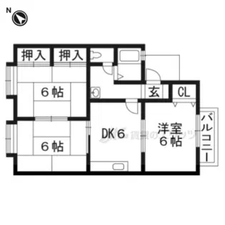 サンハイム【2階】の間取り