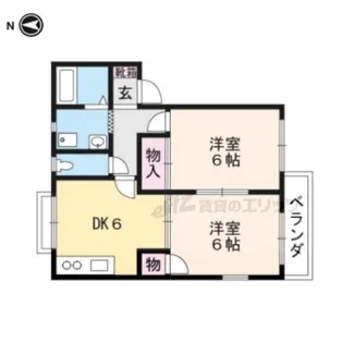 ウインクル【102号室】の間取り