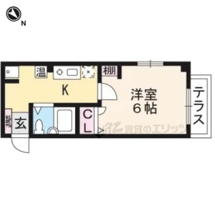 ナイツブリッジ【104号室】の間取り