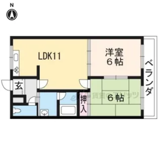 コーポTANAKA【2階】の間取り